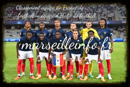 Classement équipe de France de football – équipe d’Italie de football